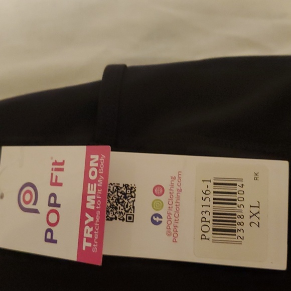 3 Pair POP Fit Pop Leggings in Black Size 2XL - Picture 8 of 11